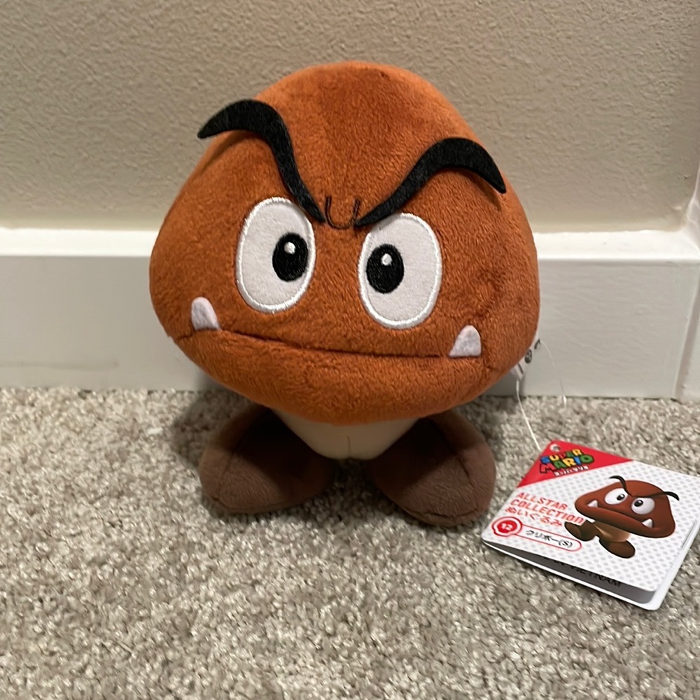 Super mario goomba plush